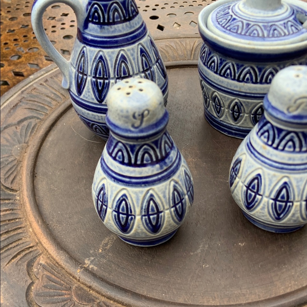 Vtg MR Marzi Remy Condiment Set - Picture 2 of 11